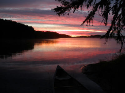 Red Lake Sunset